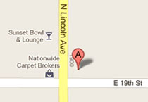 Image of a map, links to google maps